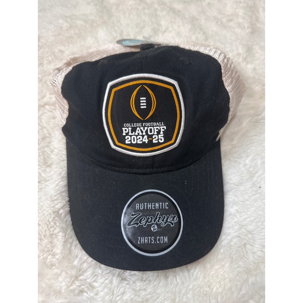 Trucker Hat Mens OSFA Black NEW Ohio State College Football Playoff 2024-25